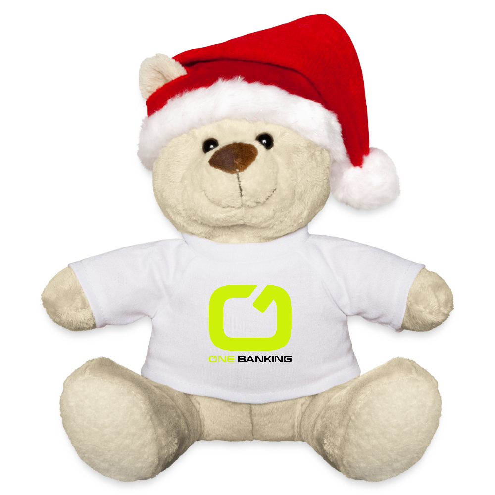 oneBanking Christmas Teddy - white