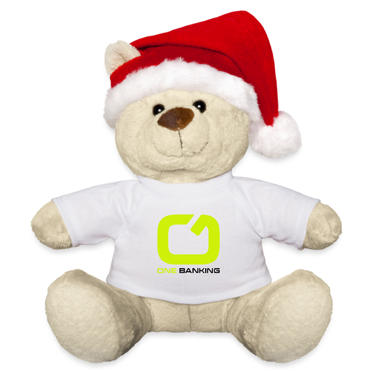 oneBanking Christmas Teddy - white