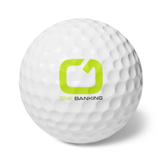oneBanking Golf Balls, 6pcs