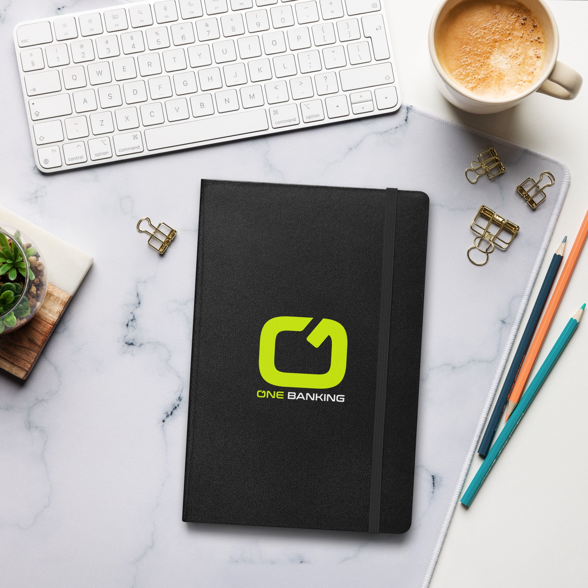 Hardcover bound oneBanking notebook – oneBanking Store